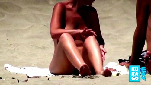 best of Blonde wife beach nude on