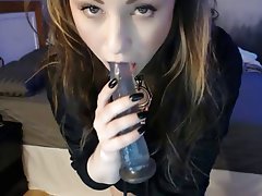 Teen deepthroat webcam