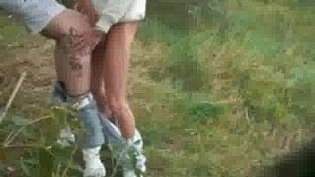 Blowjob lawn quick fuck amateur