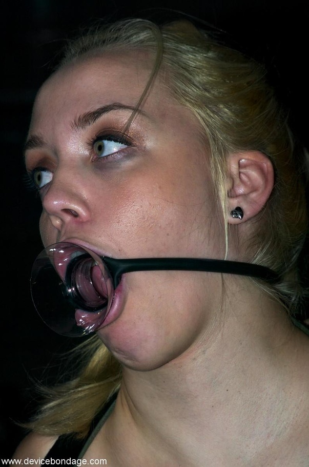 Gagged nose pinched