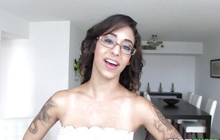 Devil reccomend latina with glasses sucks white