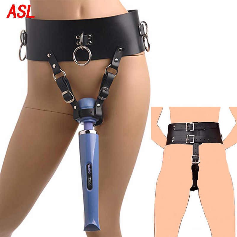 Masked slave girl chastity belt