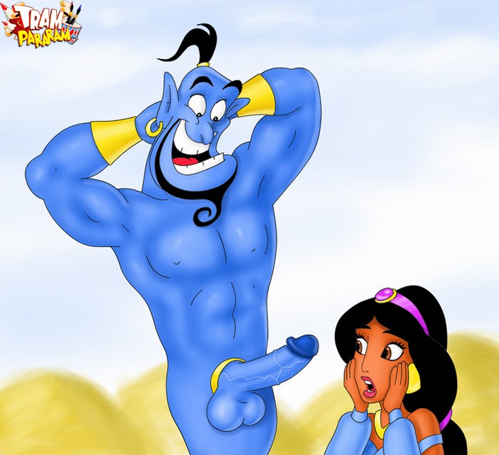 best of Blue jasmine sucks horny princess genies
