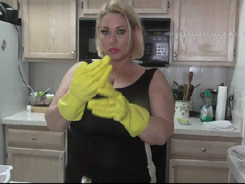 best of Clean handjob dick gloves kitchen rubber