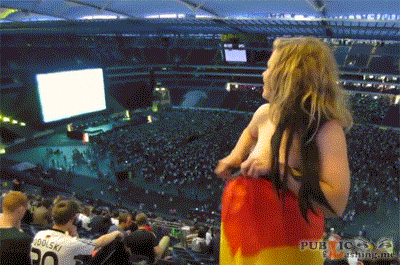 Cute german girl public nude walk