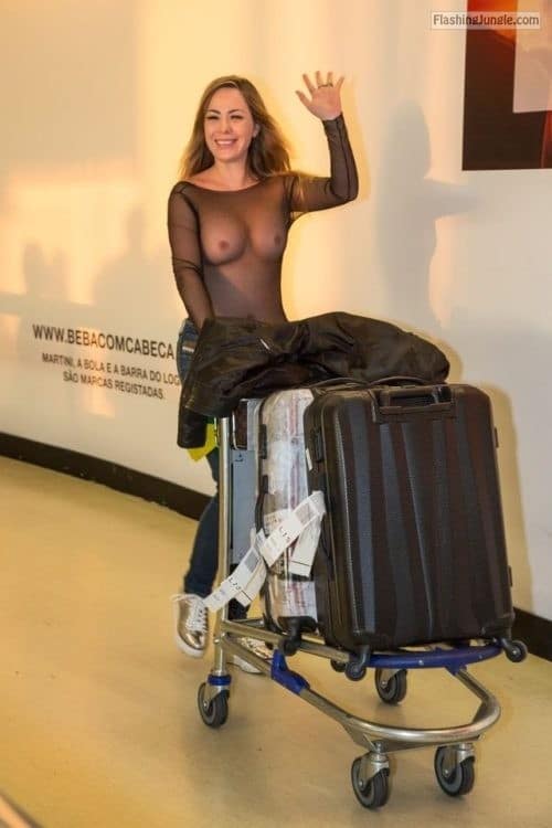 best of Tits lovely voyeur with airport