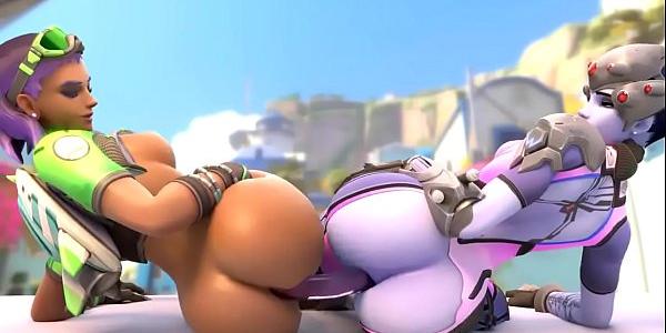 best of Cowgirl anal animation overwatch sombra tulum