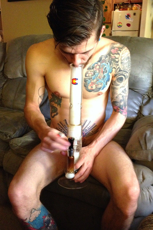 best of While stoner nude dude weed smoking