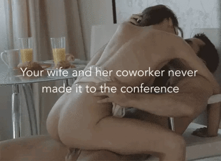 Wife fucking business partner front husband