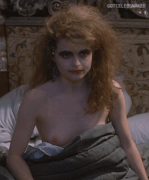 Helena bonham carter boobs.
