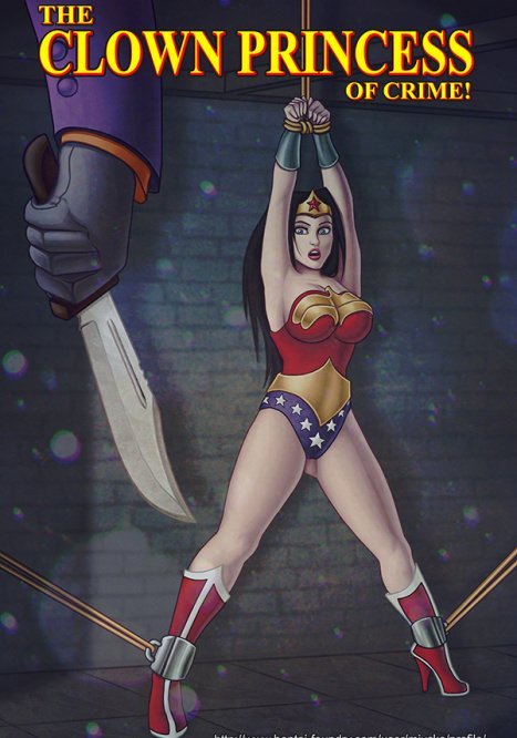 Wonderwoman fights crime fucking cock