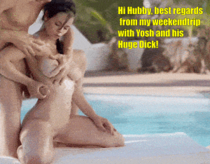 Hubby shares mature wife with stud
