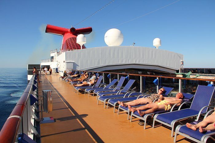 best of Cruise sunbathing vacation pussy