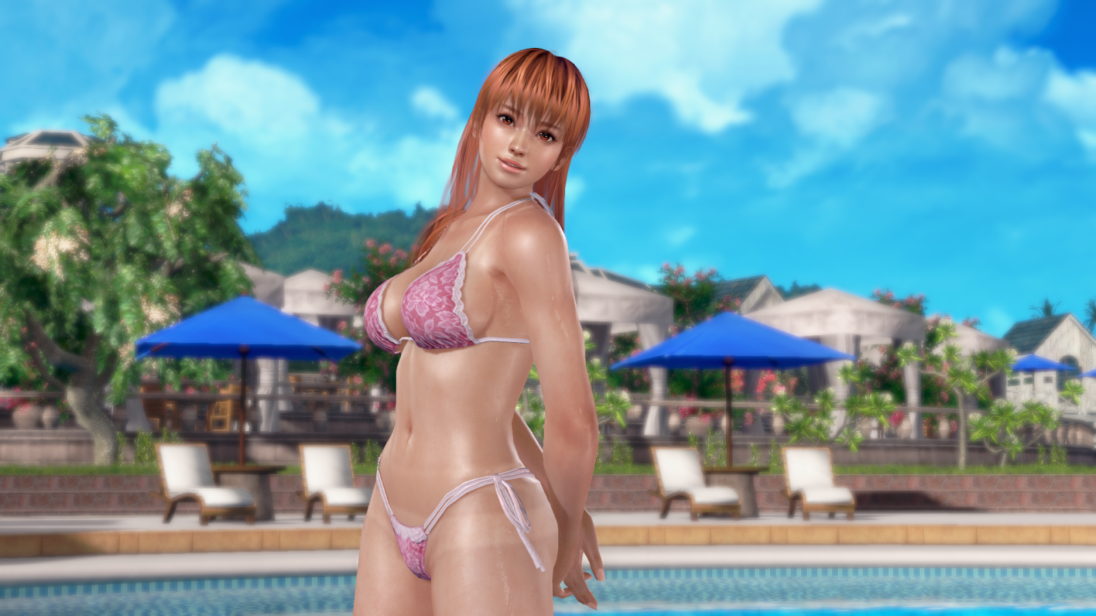 Thundercloud reccomend doax3 sexy jiggly lined helena pole