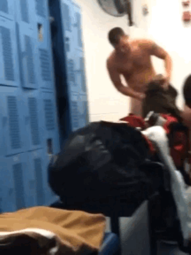 Korean Locker Room Sauna Spa Showers Naked Men.