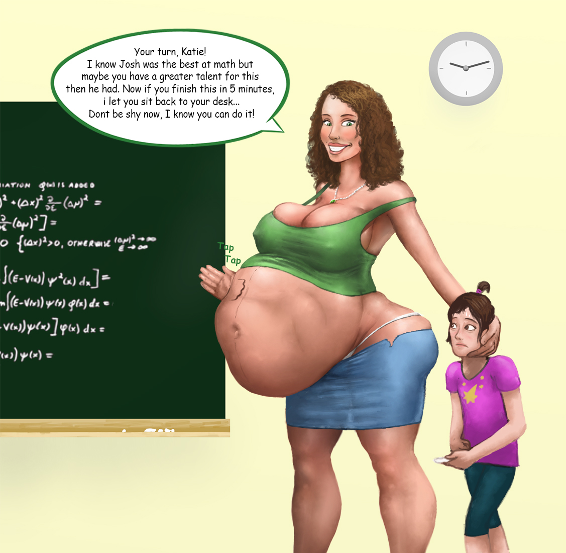 Pregnant vore teacher