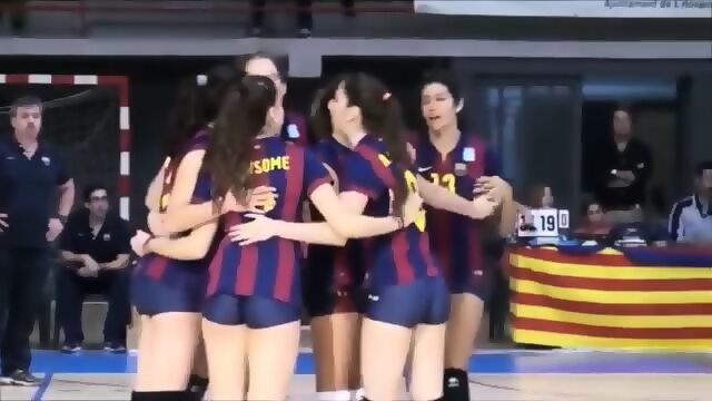 Barcelona tight shorts volleyball just porn