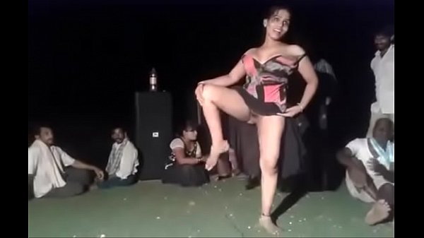 Indian andhra topless desi stage dance