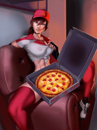 Ddominos pizza delivery girl