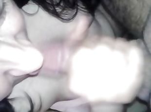 Teen Wife fucks and squirts all over bbc then gets a creampie.