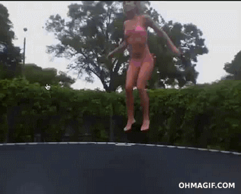 Dick trampoline love jump