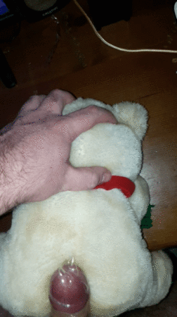 Humping cumming teddy bear