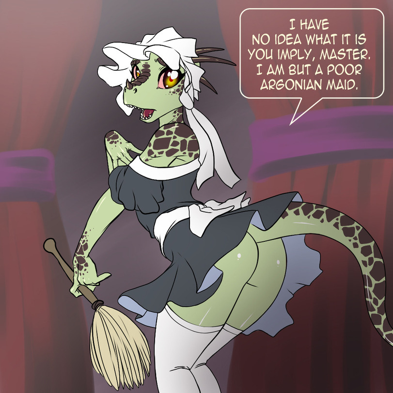 Hoover recomended lusty argonian maid