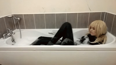 Sexy Bubble Bath Tease.