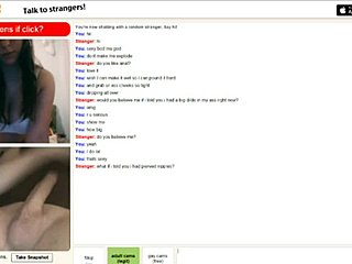 Omegle dirty talking girl flash boobs