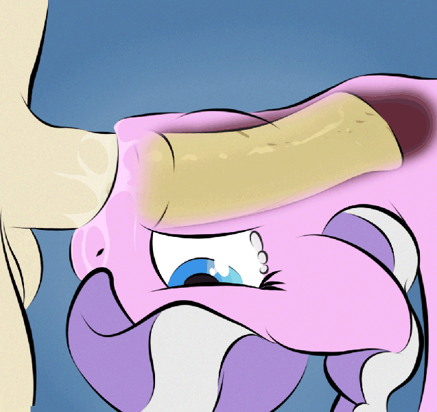 Sloppy pony blowjob animation