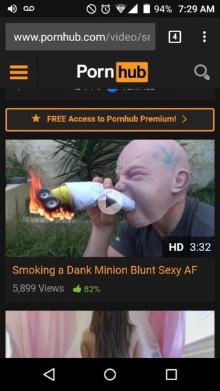 Smoking dank minion blunt sexy