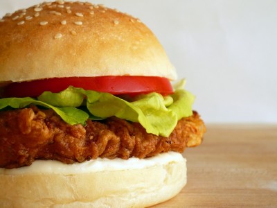 Lobster recomended chicken sandwich that