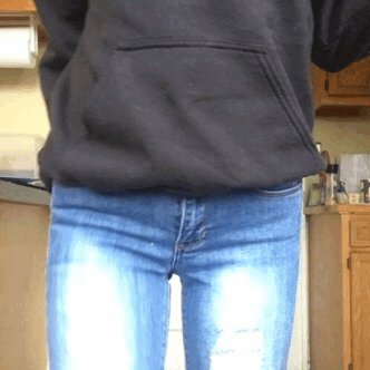 Luna reccomend topless jeans piss