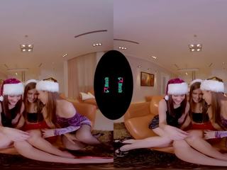 Vrhush sexy christmas foursome with three