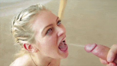 What show this blonde teases bathes